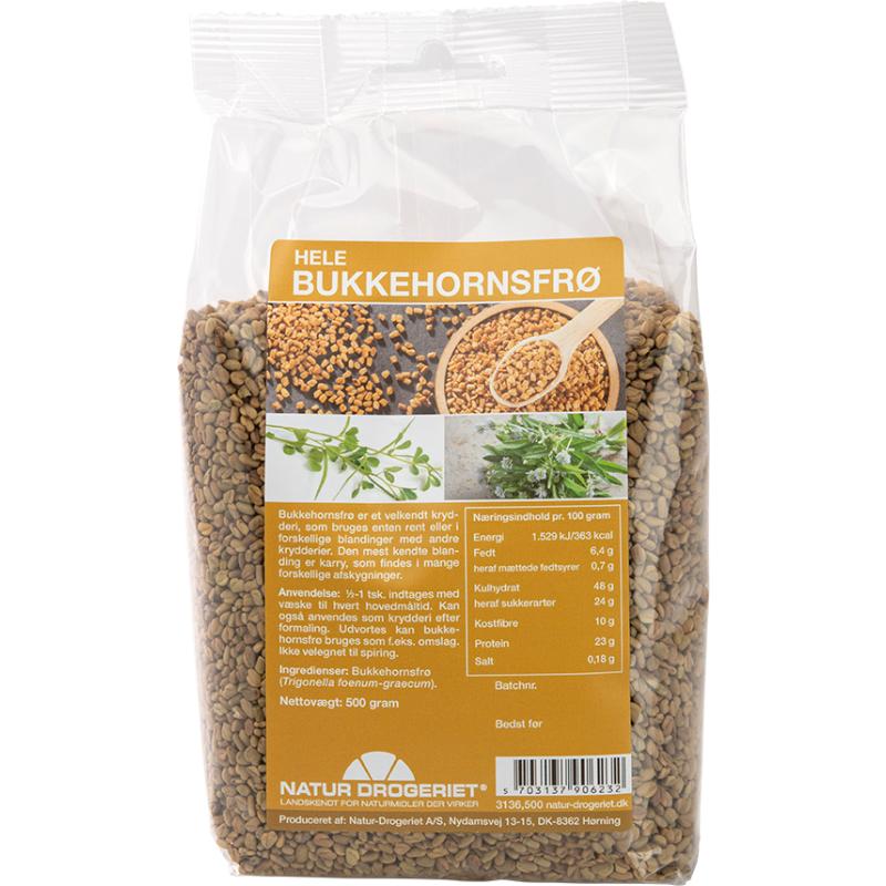 胡芦巴种籽 500克- Bukkehornsfrø hele 500 g