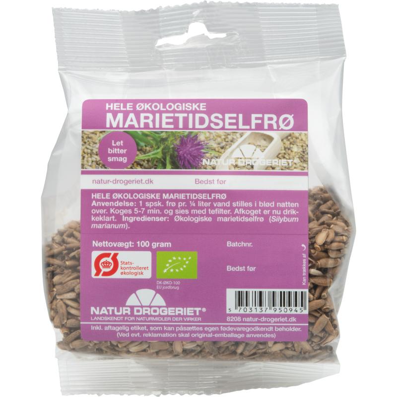 有机水飞蓟籽 100克- Marietidselfrø hele 100 g Øko