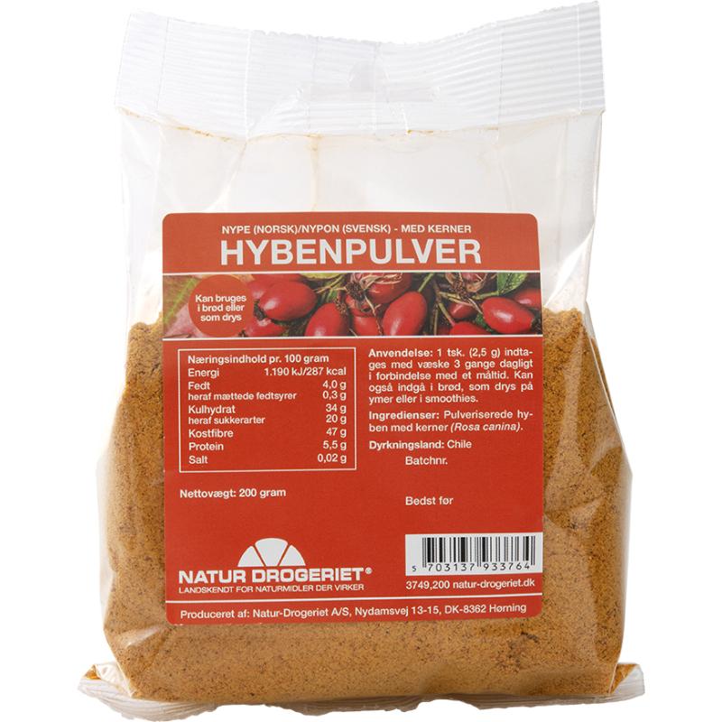 玫瑰果粉，细 200克，含种子-Hybenpulver, fin 200g 