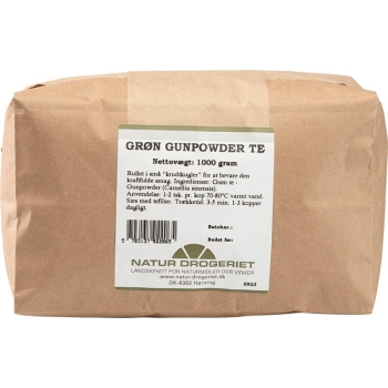 火药绿茶 1000克-Grøn te - Gunpowder  1000g