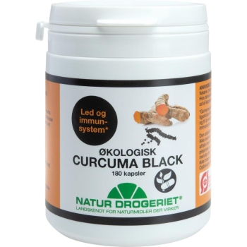 姜黄 180粒-Curcuma Black, 180 kapsler