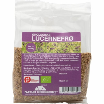 有机苜蓿籽 200克- Lucernefrø 200 g Øko