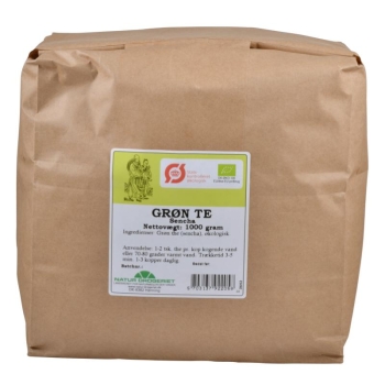 有机绿茶 - 煎茶 1000克-Grøn te - Sencha 1000g Øko