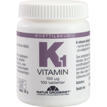 维他命K 100粒-K-Vitamin 100 stk